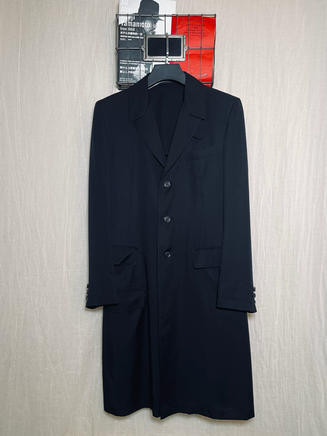 Yohji Yamamoto 21SS Dr.Jkt Tassel Coat — back