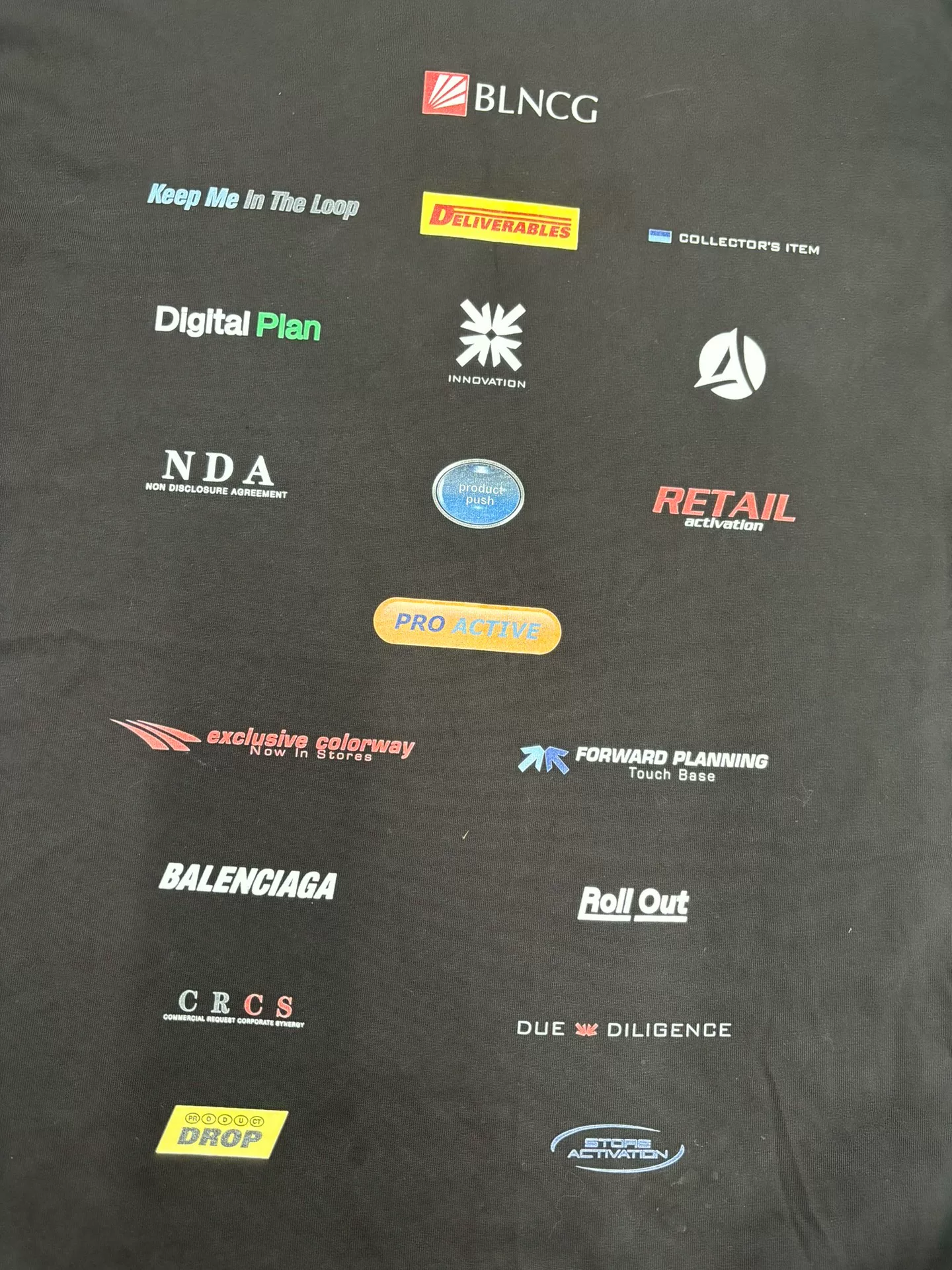 Balenciaga 25SS Racing Logo Short-Sleeve T-Shirt — detail