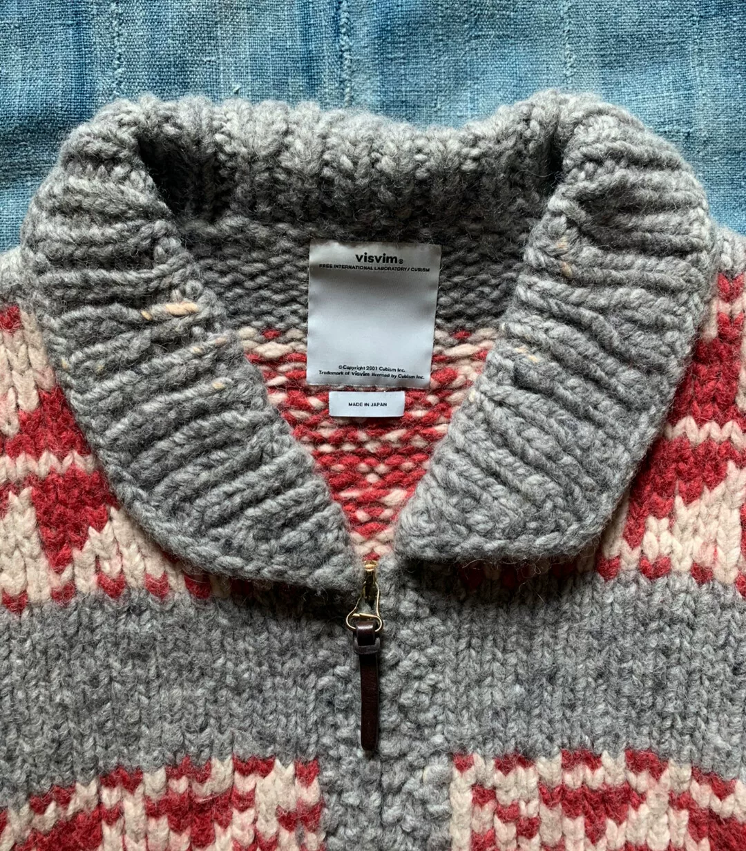 Visvim Chakra Cowichan Wool Jacket — detail