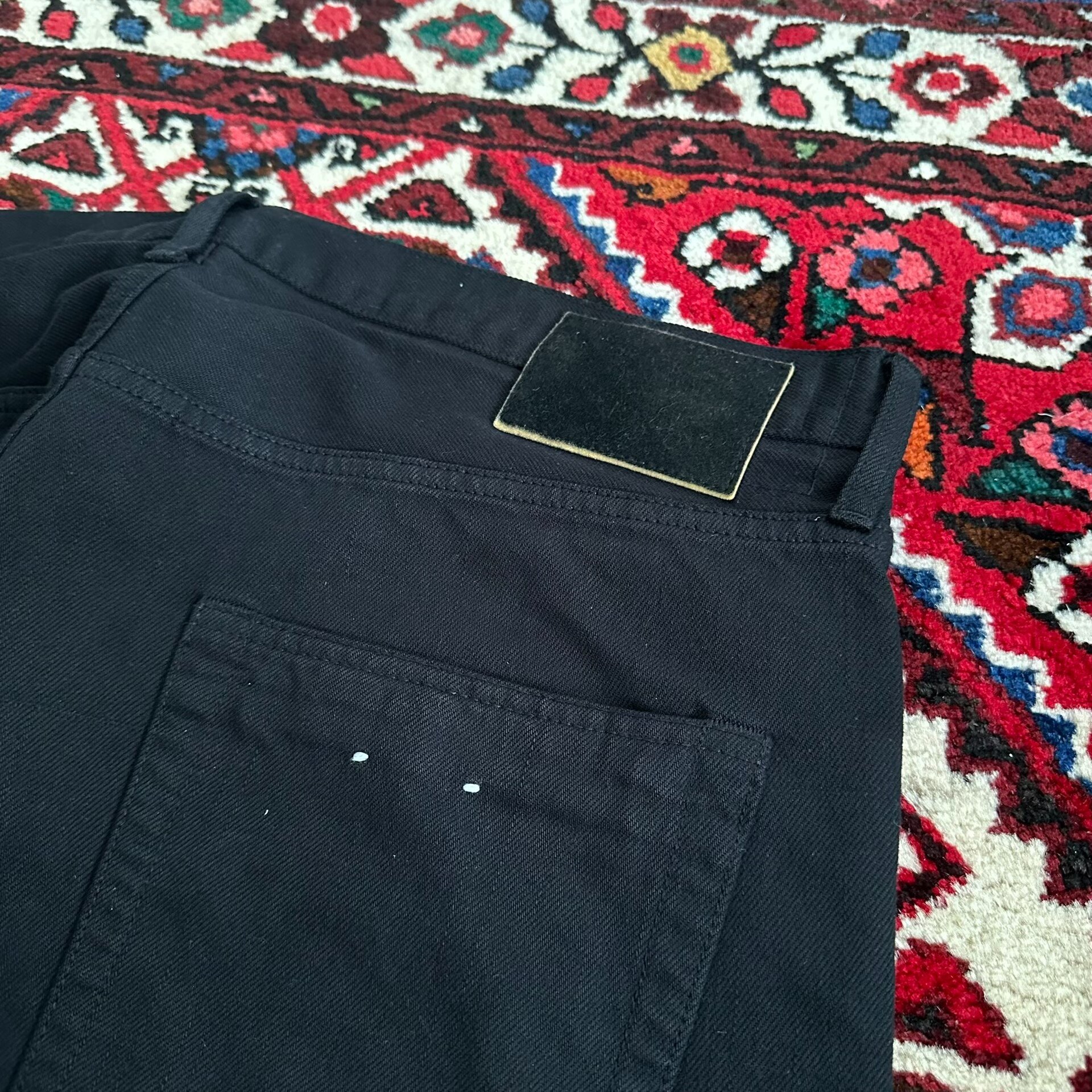 VISVIM 21AW OVERDYE SPOT Jeans — label