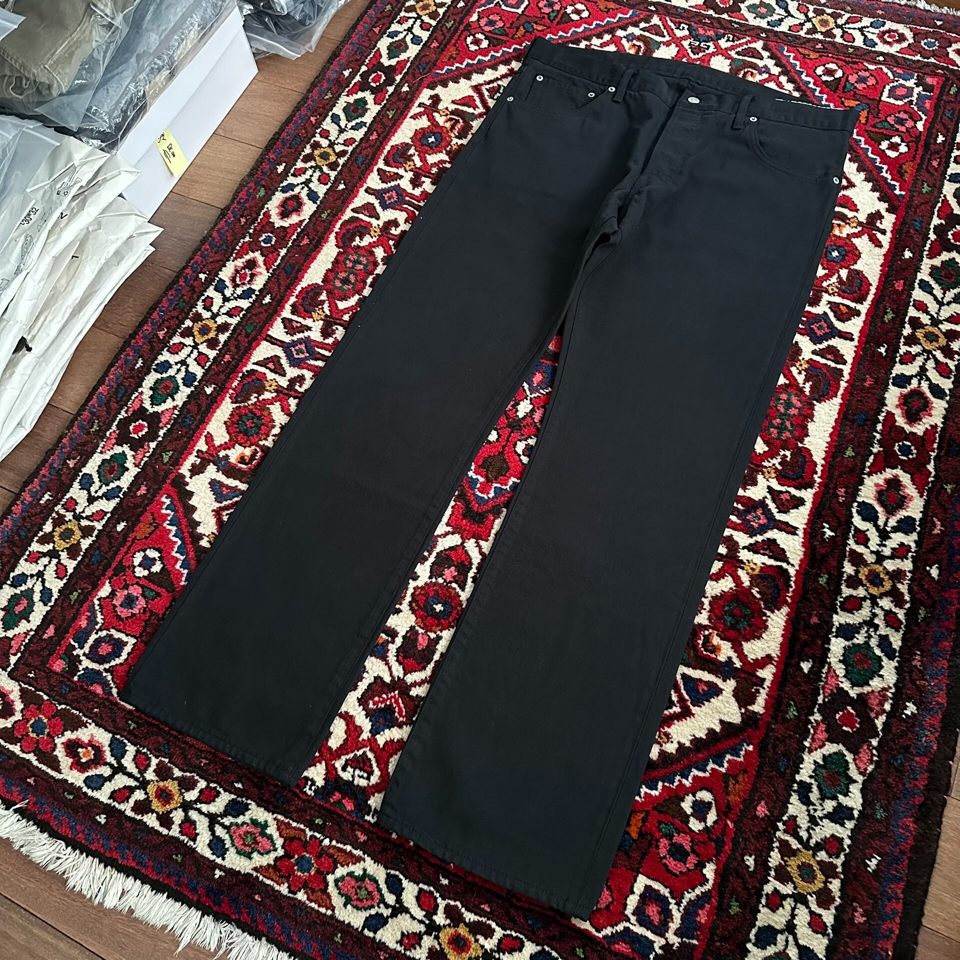 VISVIM 21AW OVERDYE SPOT Jeans — detail