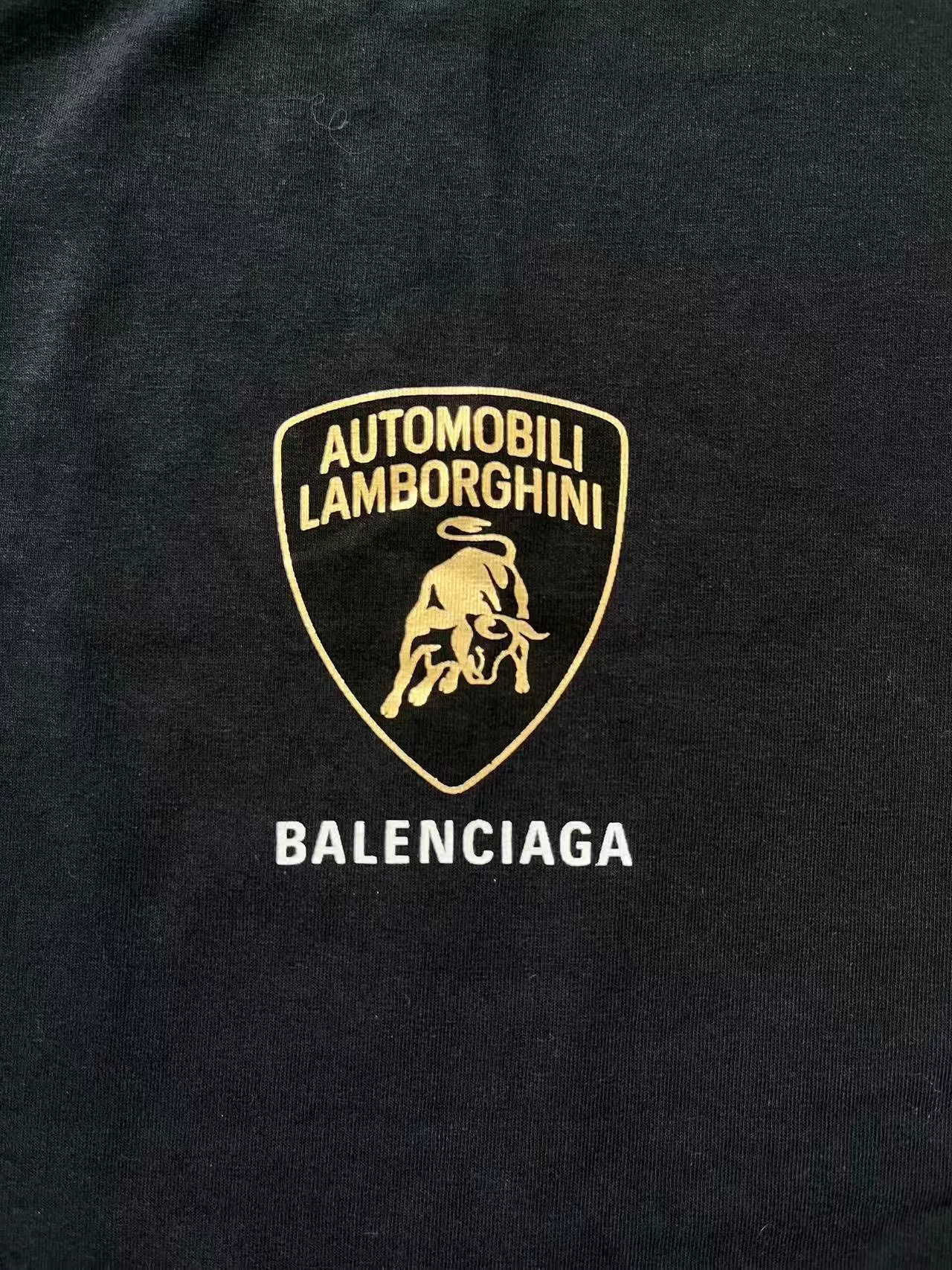 Balenciaga x Lamborghini Short Sleeve T-shirt — detail