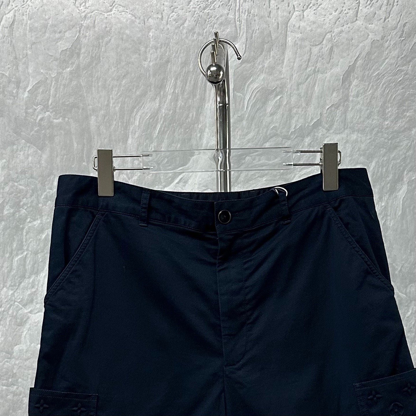 Louis Vuitton FW25 Embossed Pocket Shorts — front