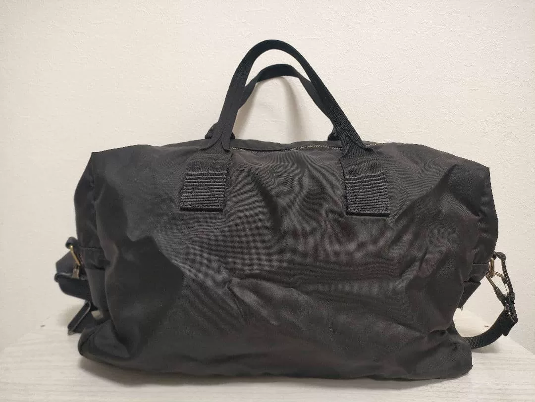 Porter Force Black Boston Bag — front