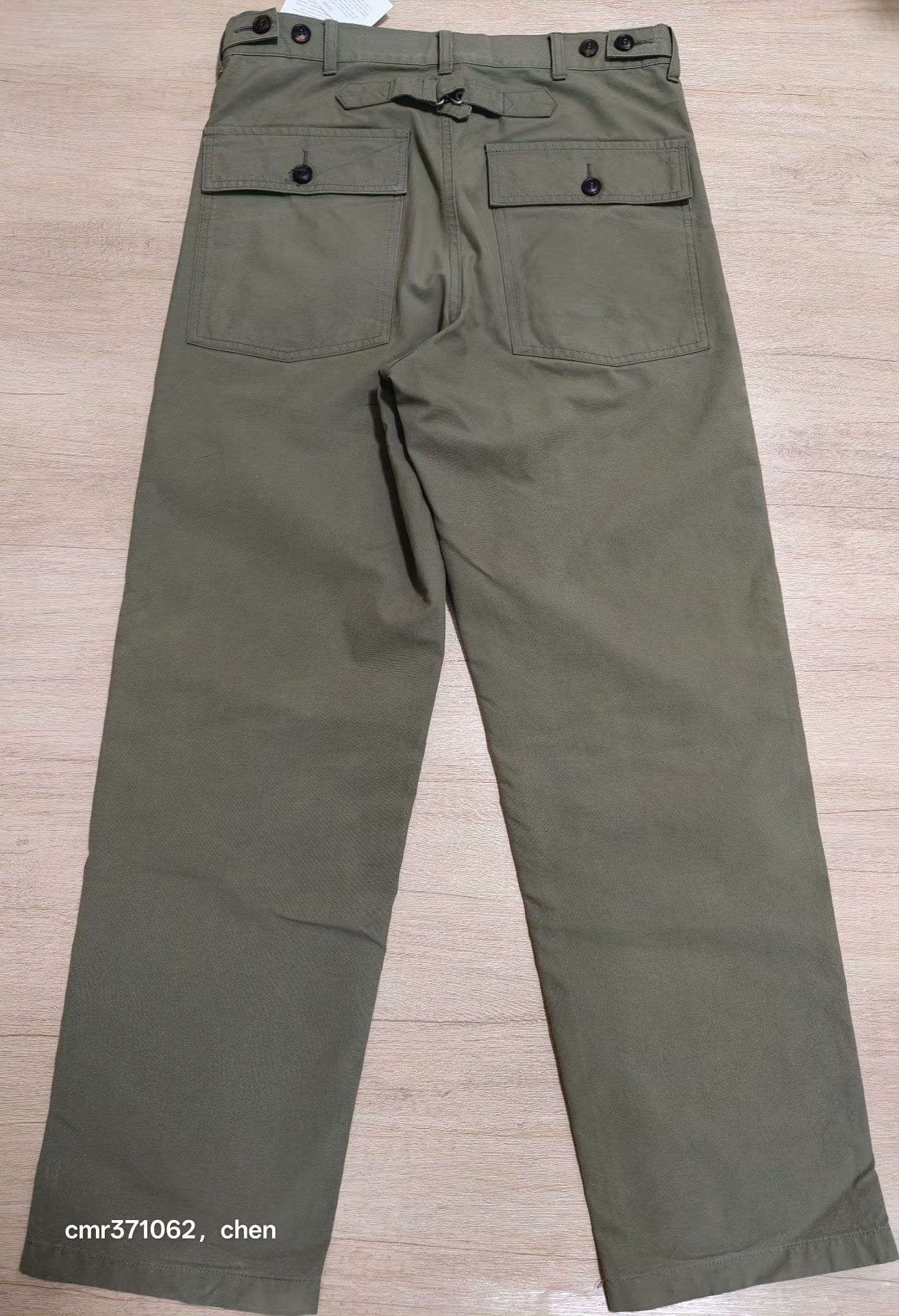 VISVIM 23SS SPOT ALDA PANTS — label
