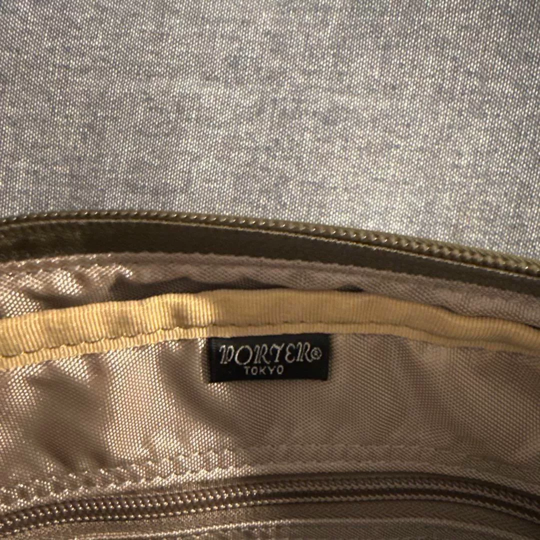 Porter Olive Green Crossbody Bag — back