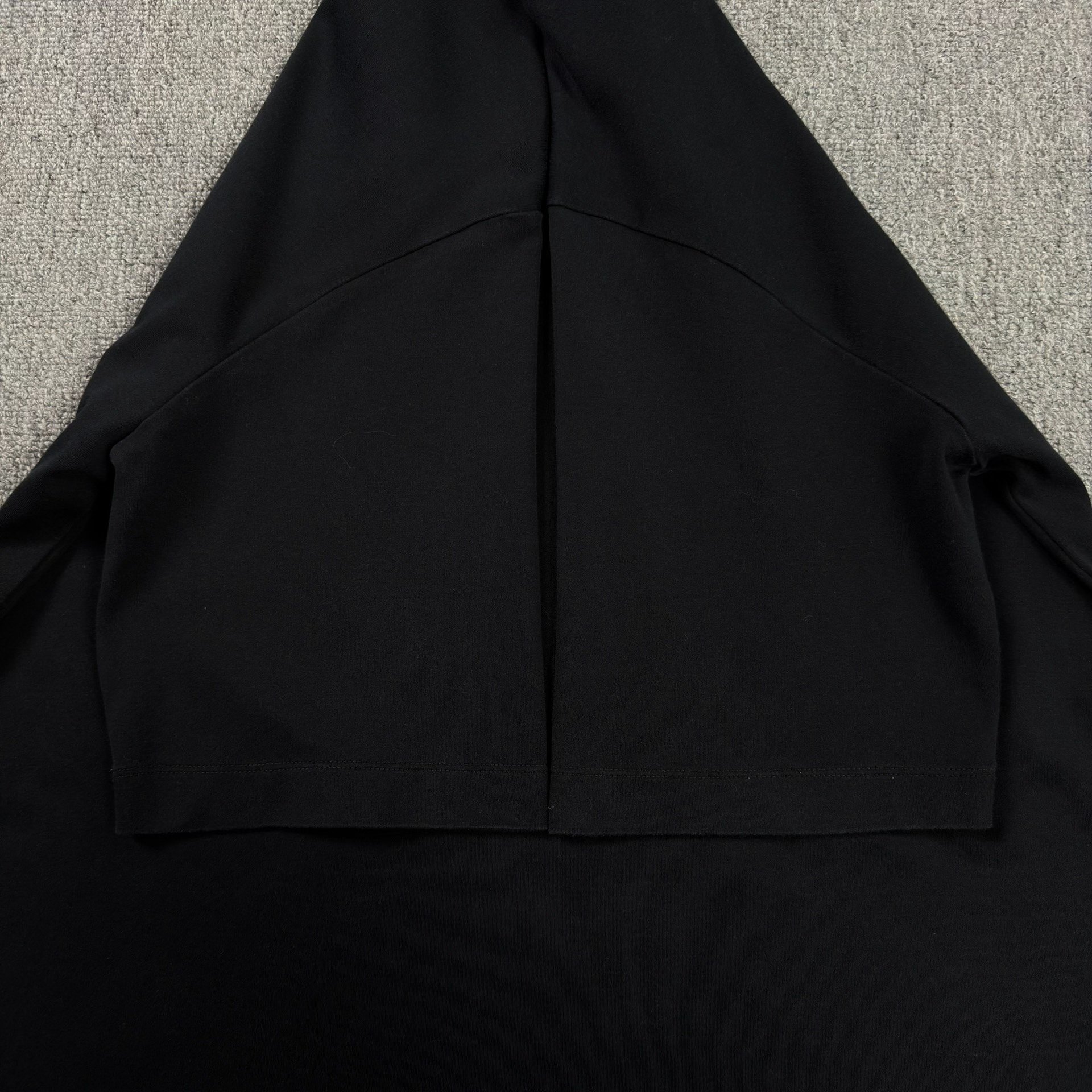 Prada Triangular Logo Black Short-Sleeve Shirt — back