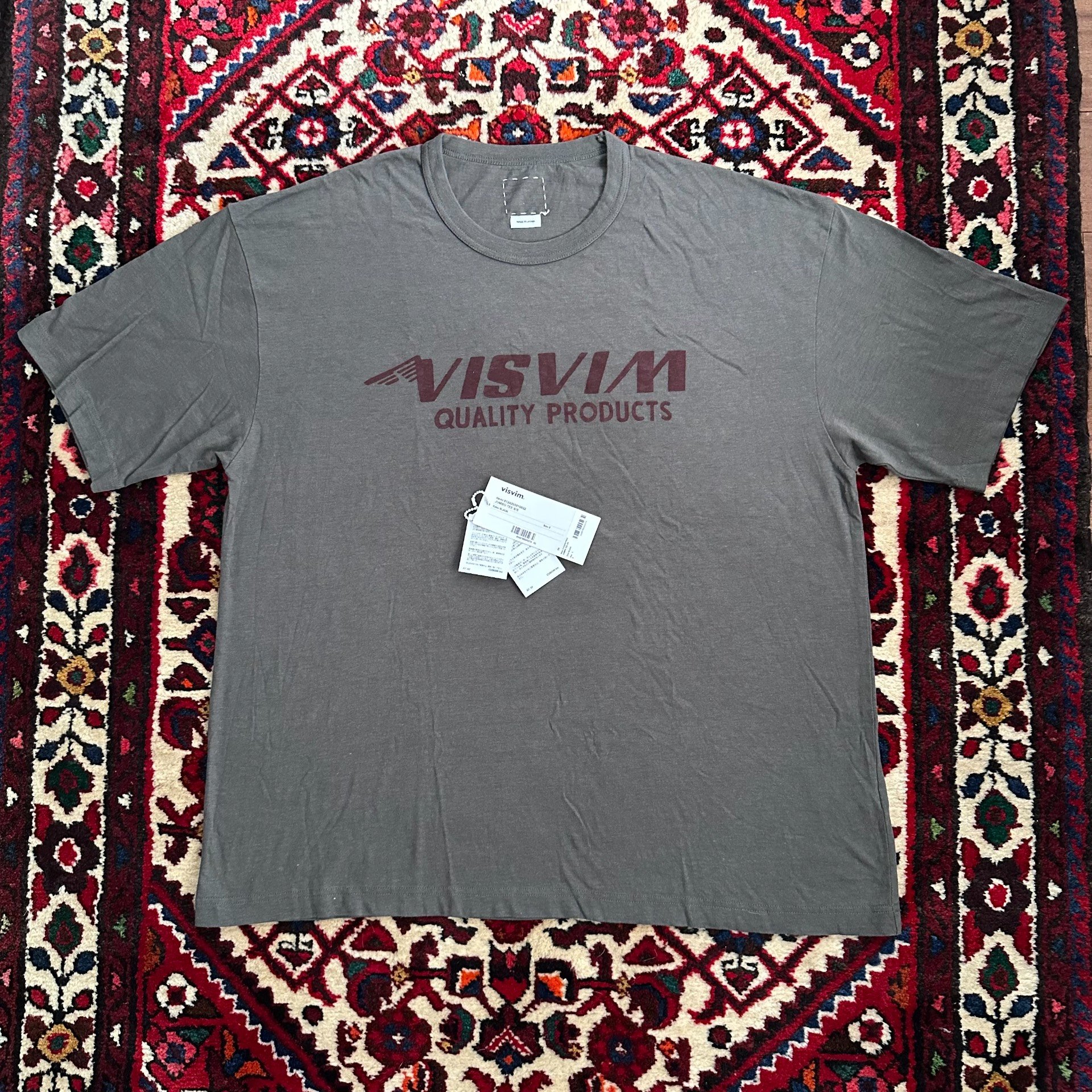 VISVIM 24aw JUMBO S/S TEE