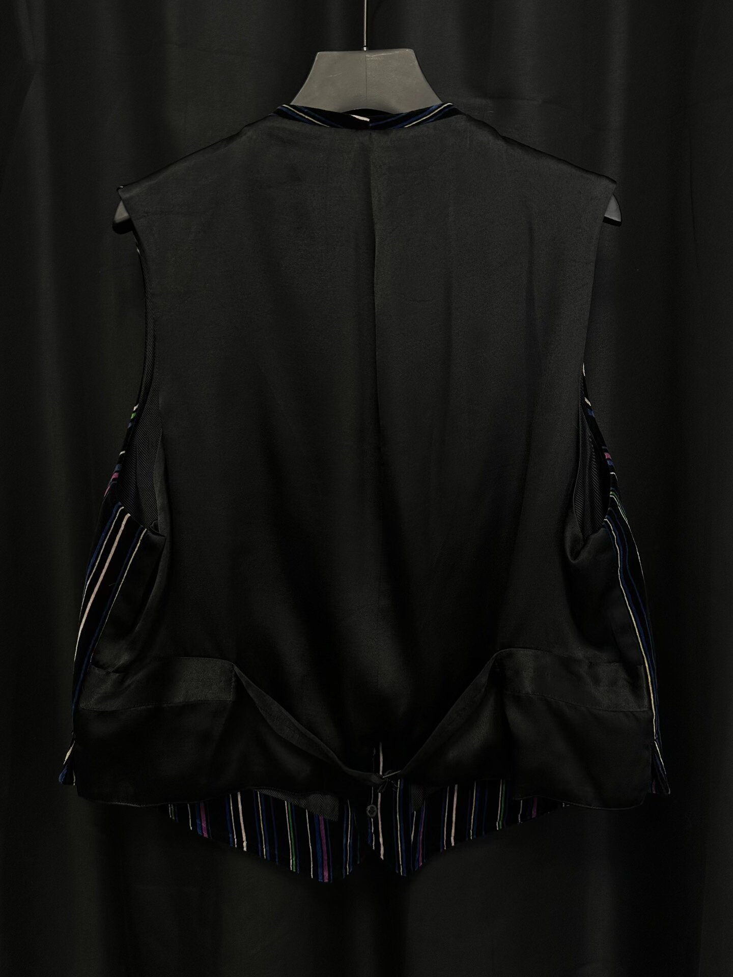Yohji Yamamoto 93AW Wenders Velvet Silk Vest — front