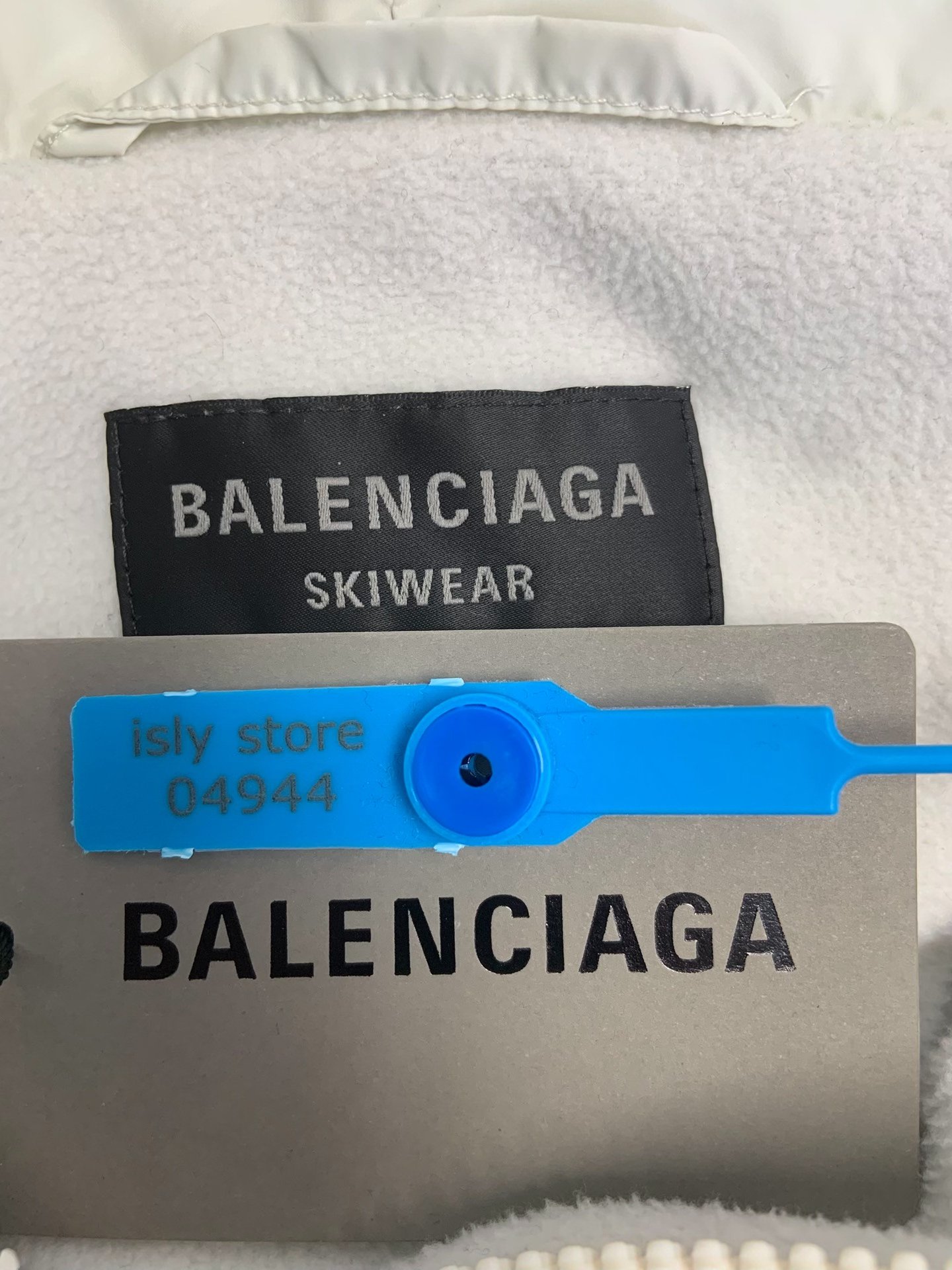 Balenciaga Half-Zip Hoodie — back