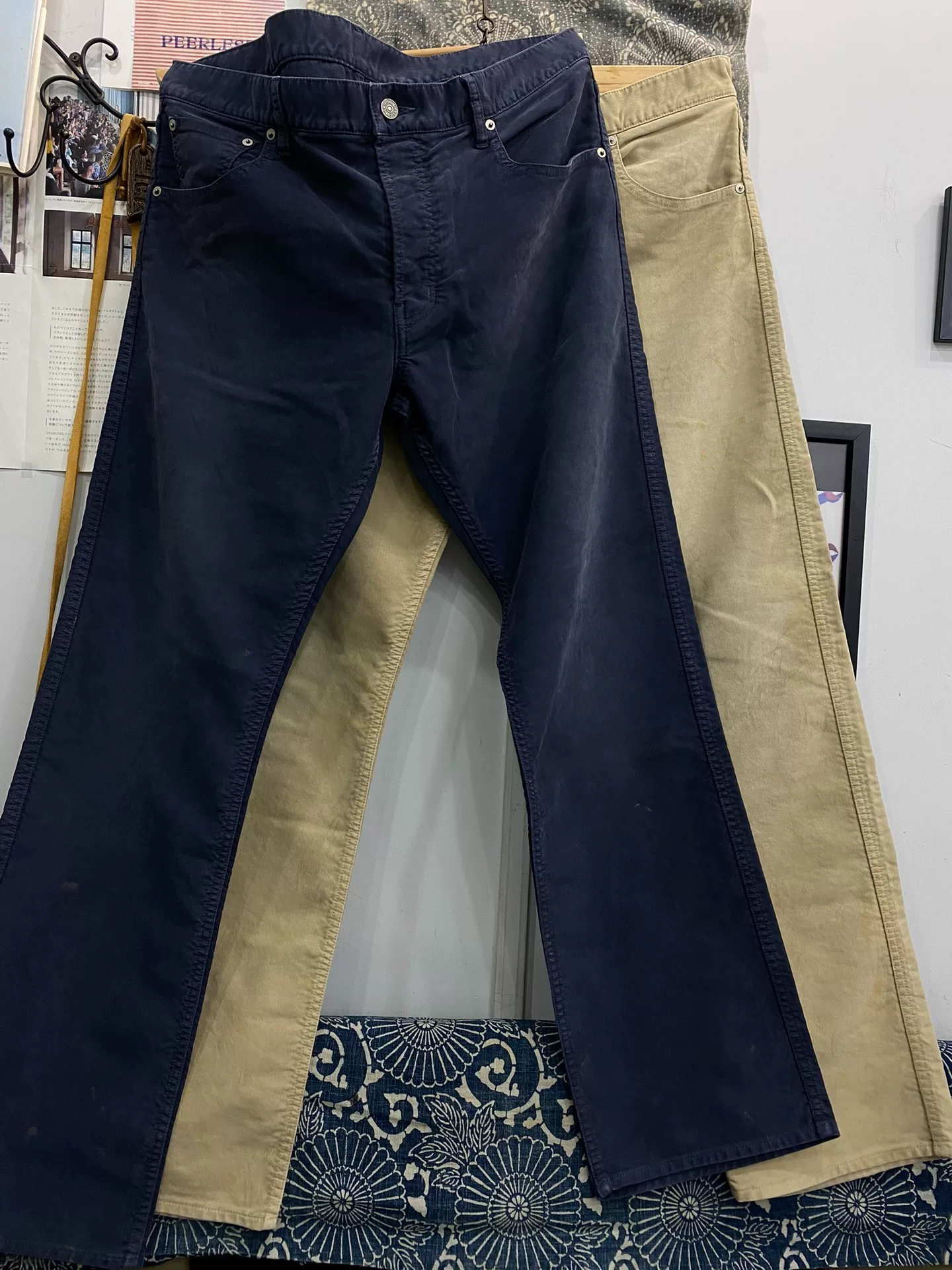 VISVIM 21SS g.cord FLUXUS 01 SLIM — label