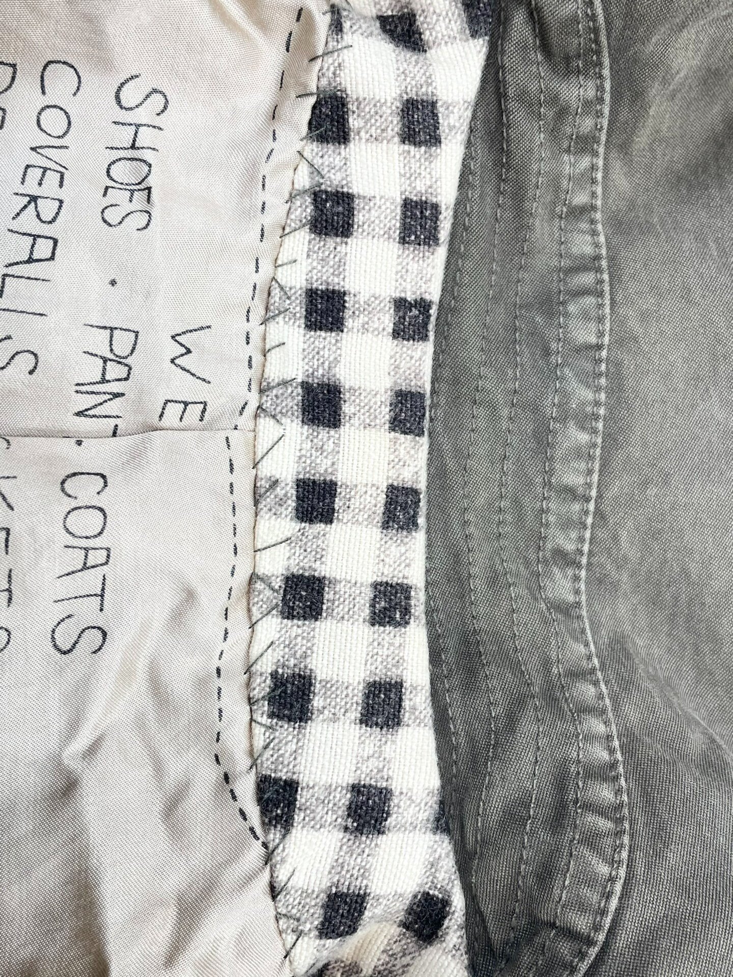 VISVIM Shipman Distressed Trench Coat — back