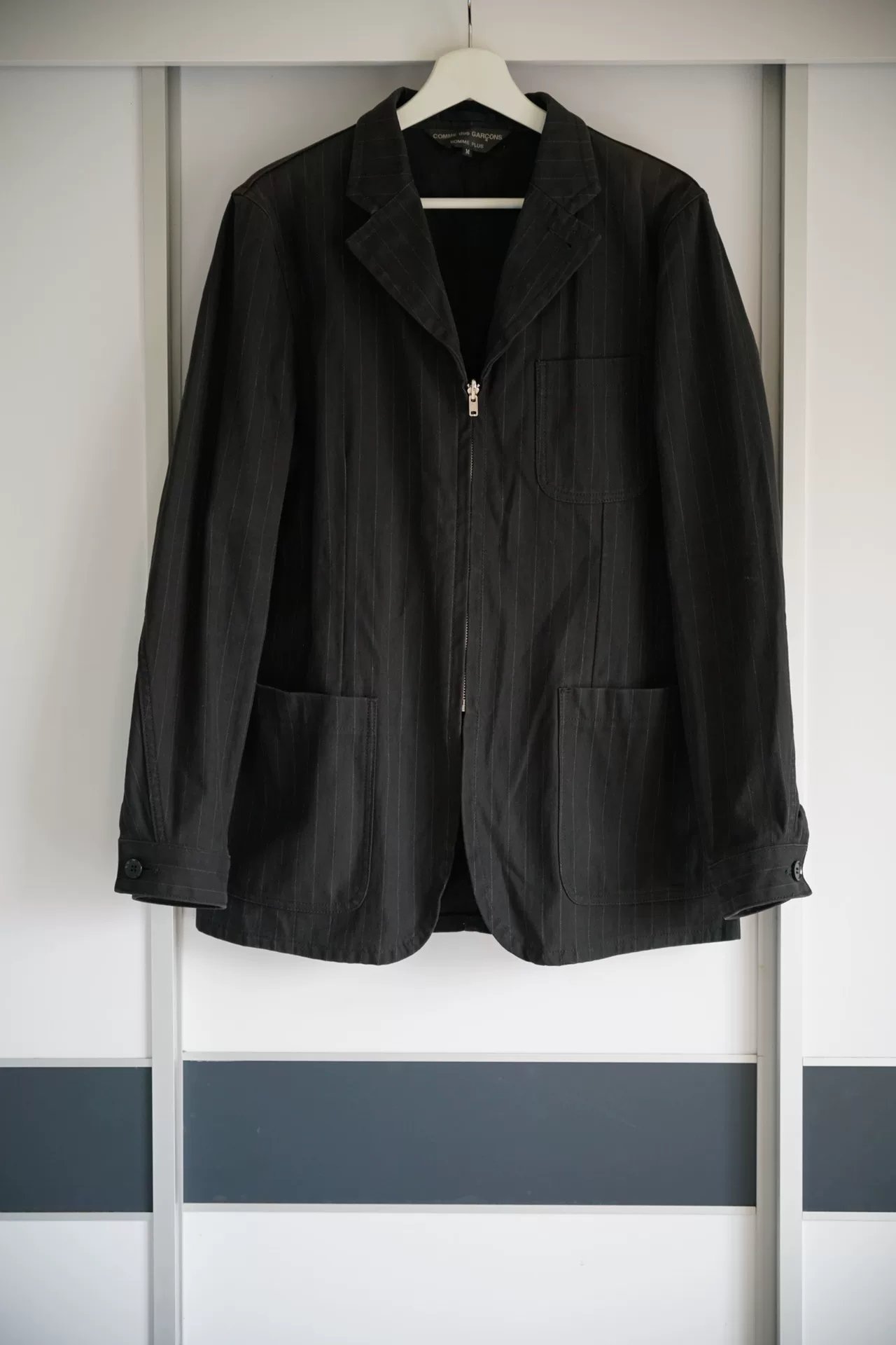 Comme des Garcons 04ss Striped Zip Blazer