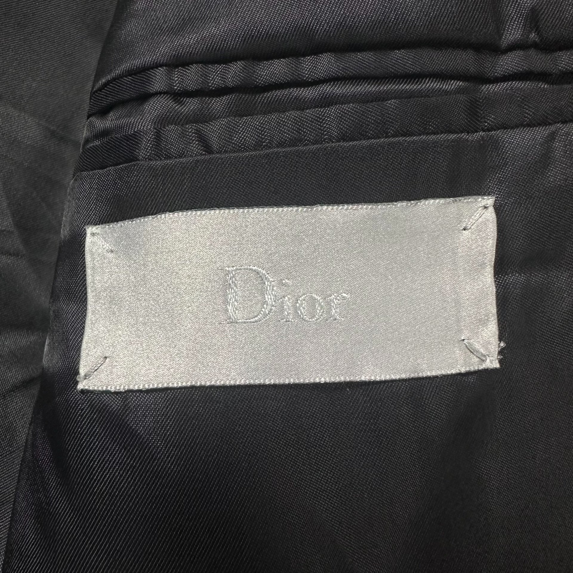 Dior Atelier Black Suit Jacket — detail