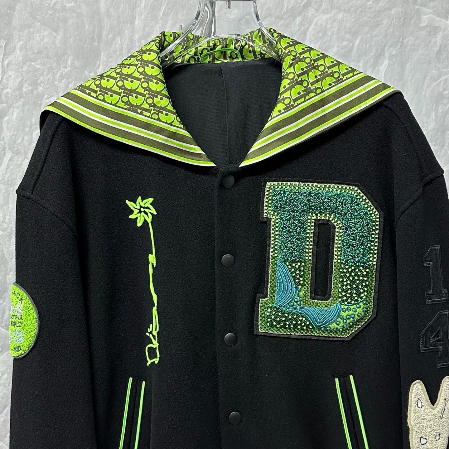 Louis Vuitton SS26 Ski Logo Wool Sweater — front