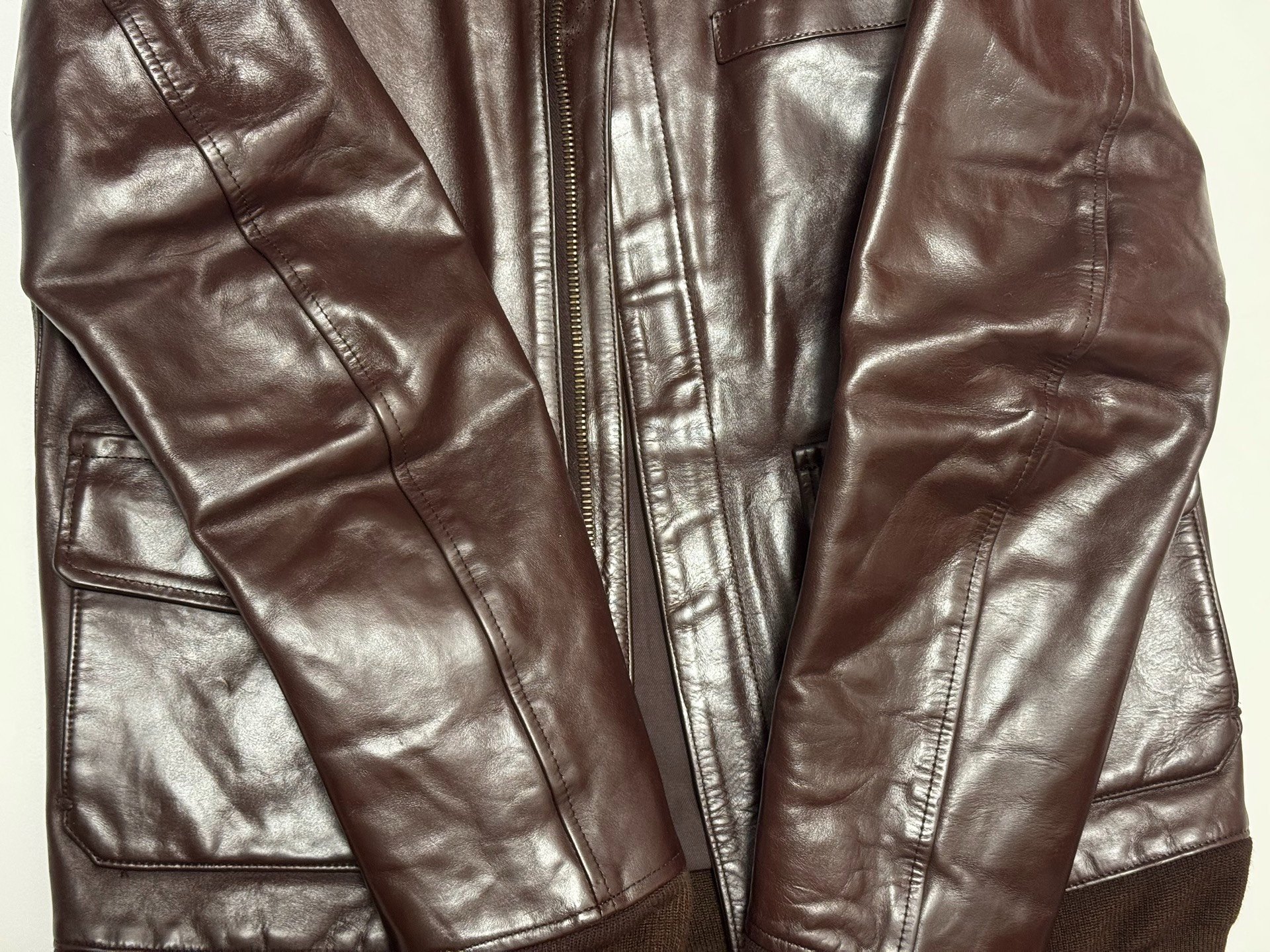 VISVIM 11-12FW ELMENDORF Horsehide Jacket — detail