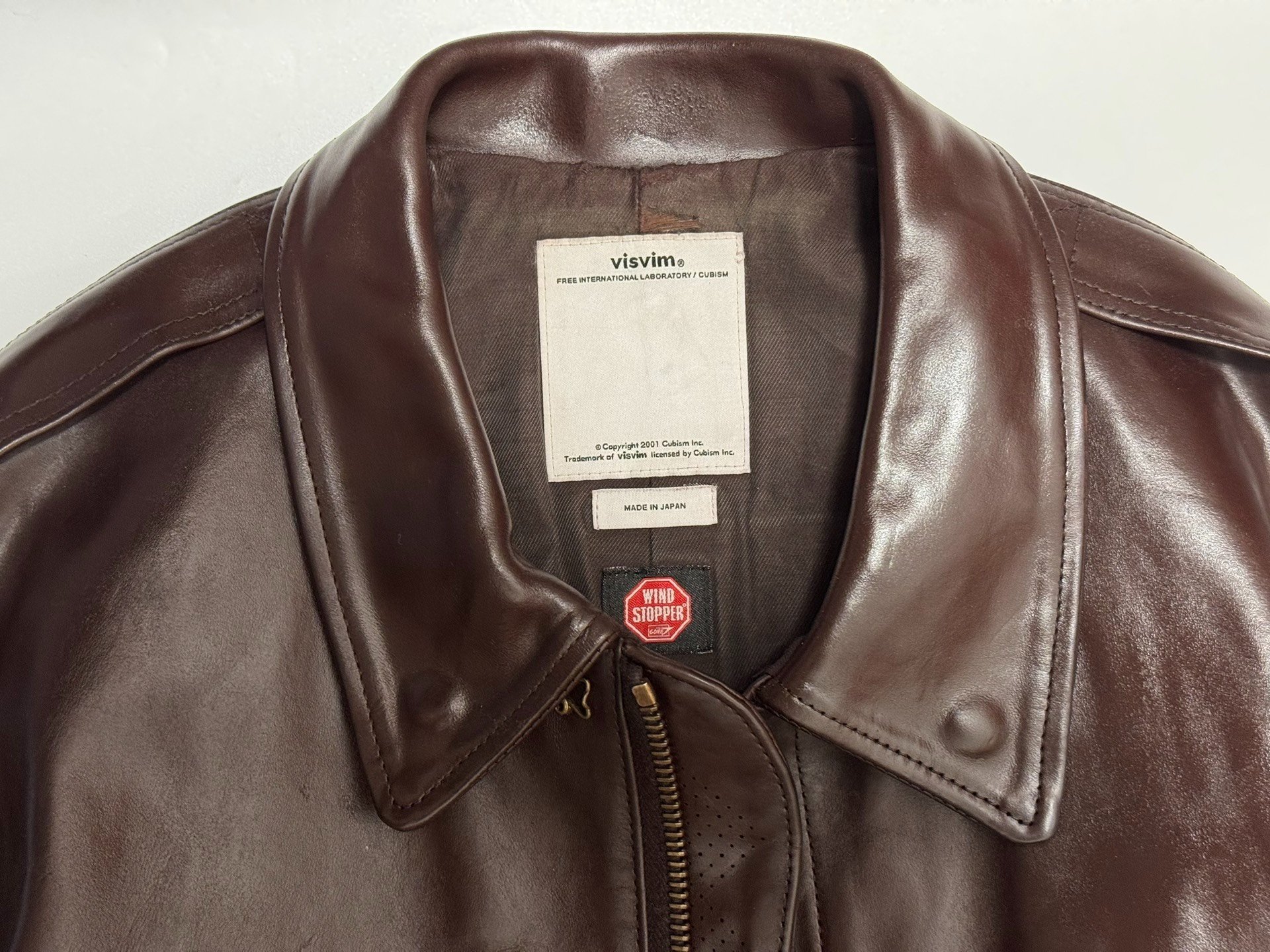 VISVIM 11-12FW ELMENDORF Horsehide Jacket — front