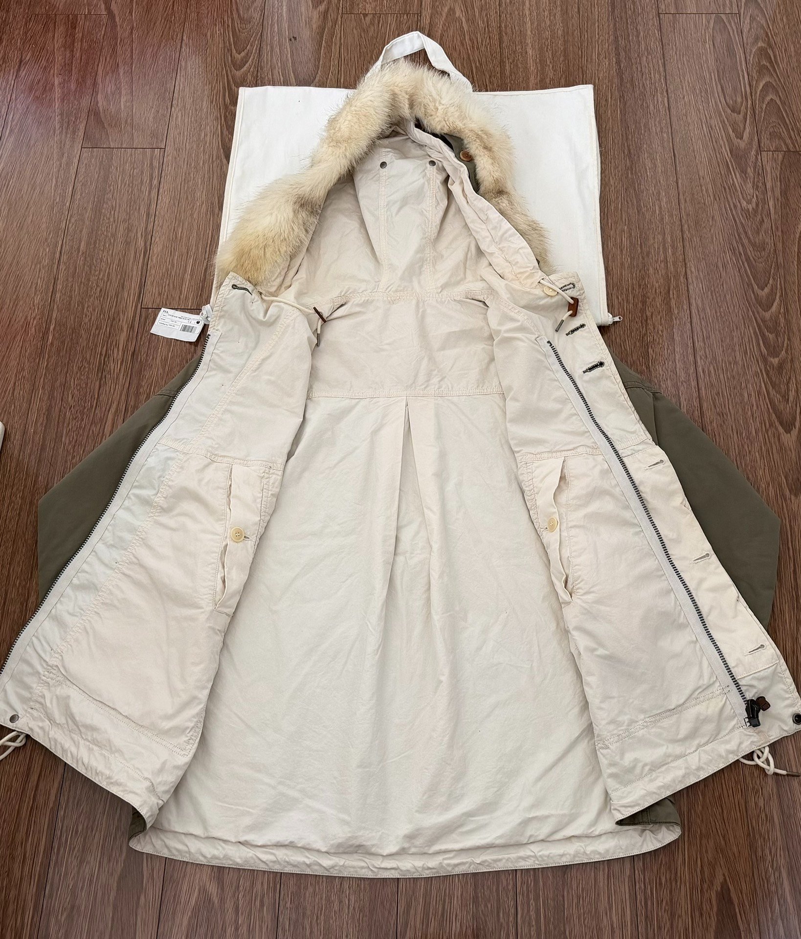 Visvim Glacier Point Parka — detail
