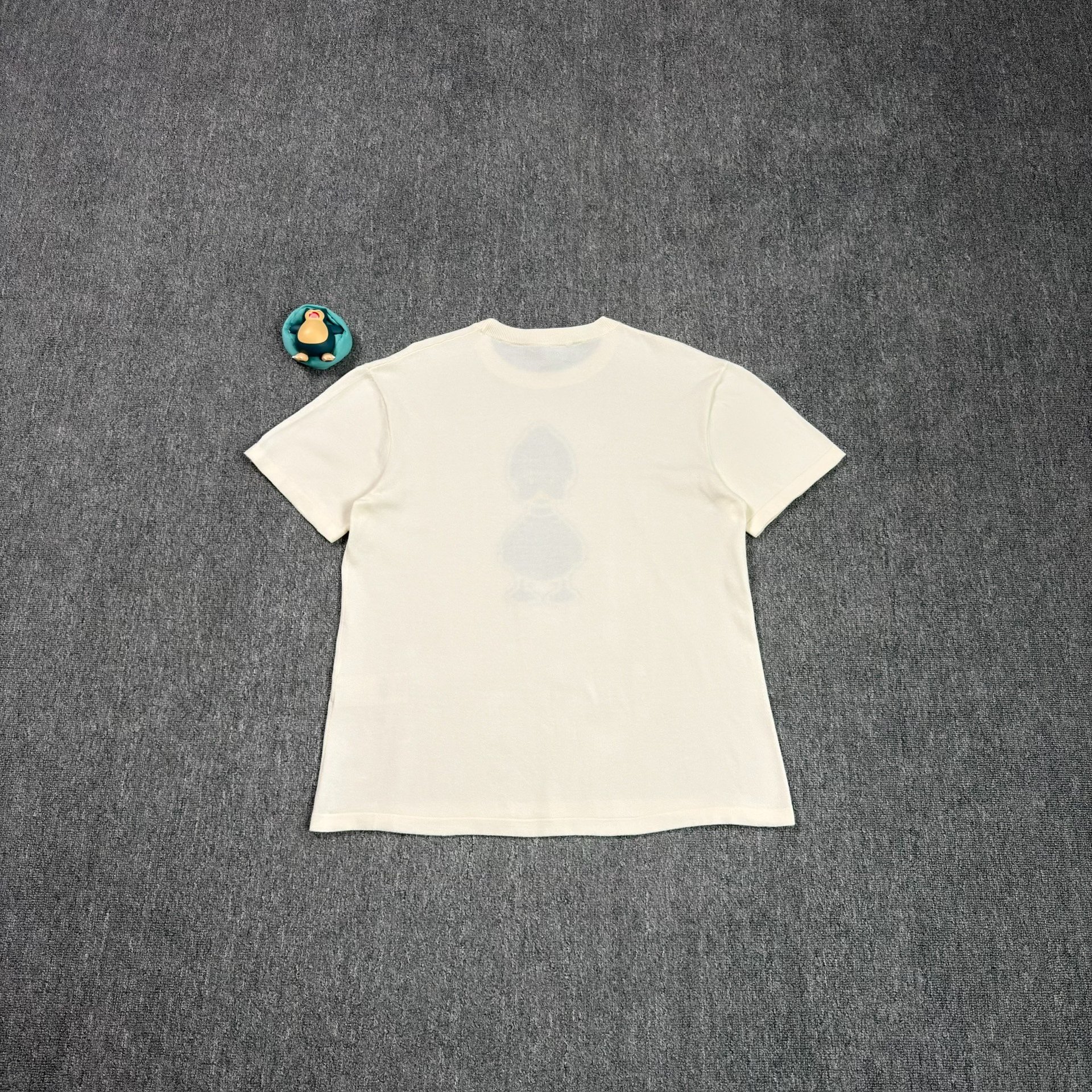 LV Nigo Duck Graphic White Knit Tee — front