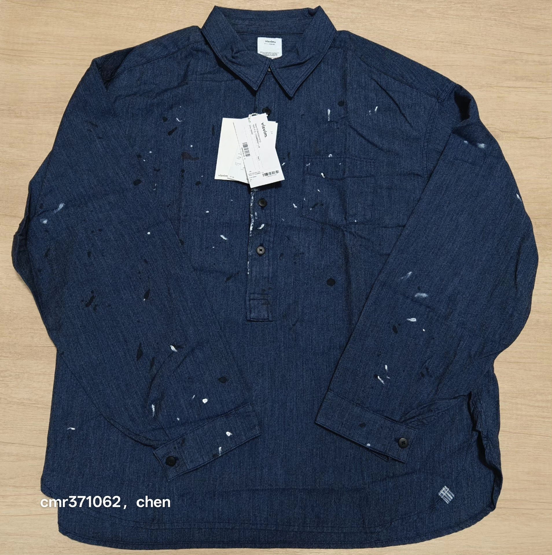 VISVIM 26SS 1910 P.O. CHAMBRAY L/S