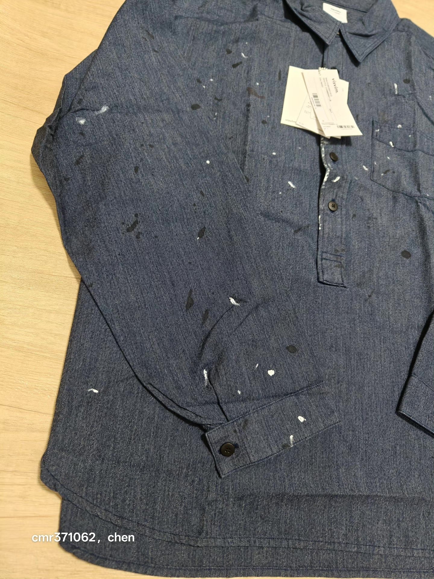 VISVIM 26SS 1910 P.O. CHAMBRAY L/S — detail
