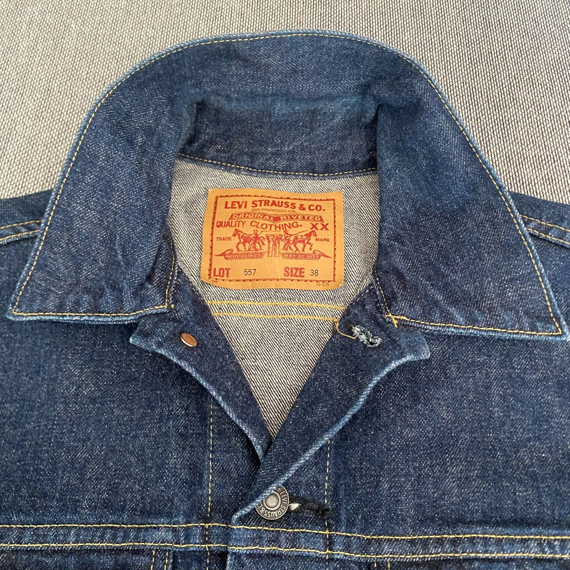 Levi's LVC557 Type 3 Denim Jacket — detail