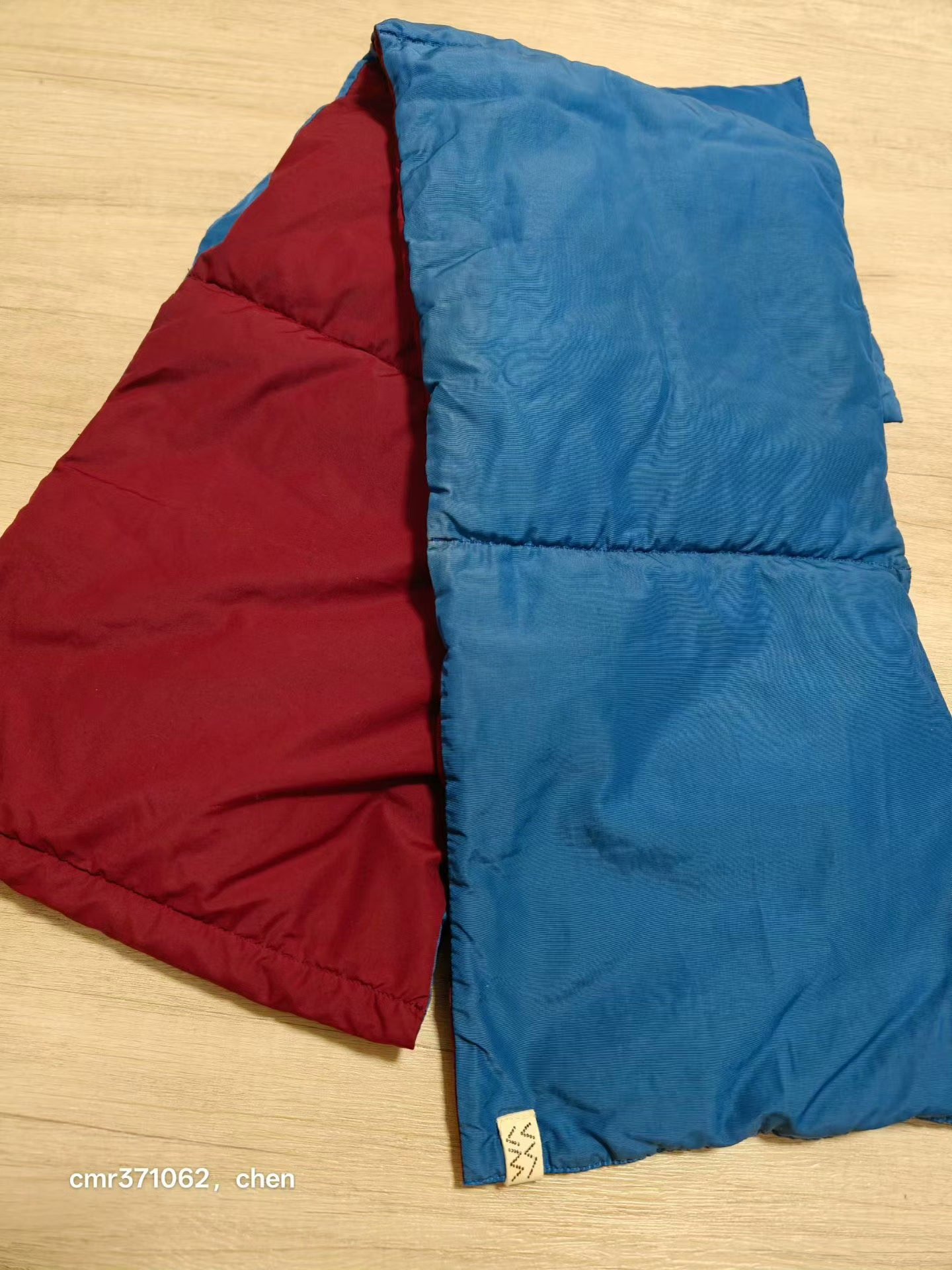 VISVIM 19AW SPOT DOWN MUFFLER — label
