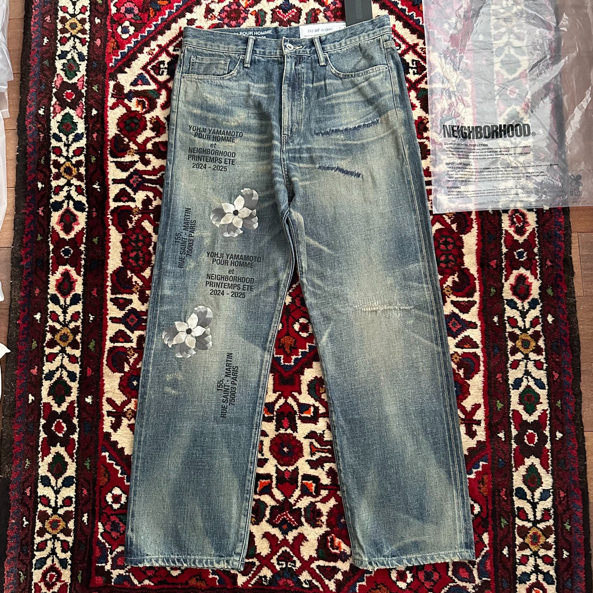 Neighborhood x Yohji Yamamoto Denim Jeans