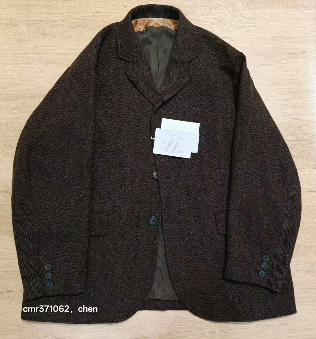VISVIM 24AW BOWEN BLAZER DONEGAL TWEEN — label