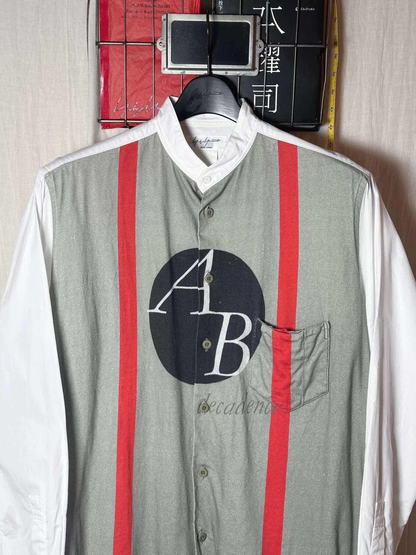Yohji Yamamoto 07SS Henley Shirt — label