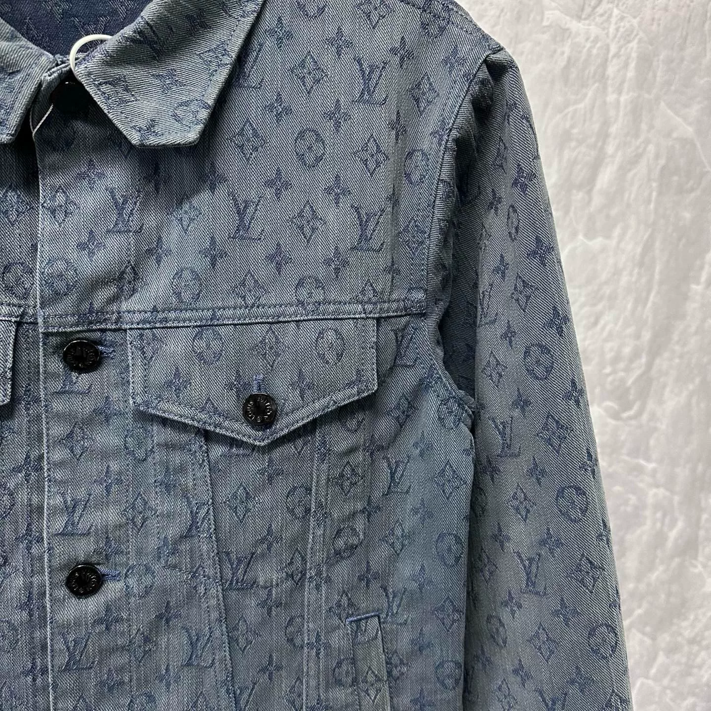 Louis Vuitton Monogram Jacquard Denim Jacket — detail