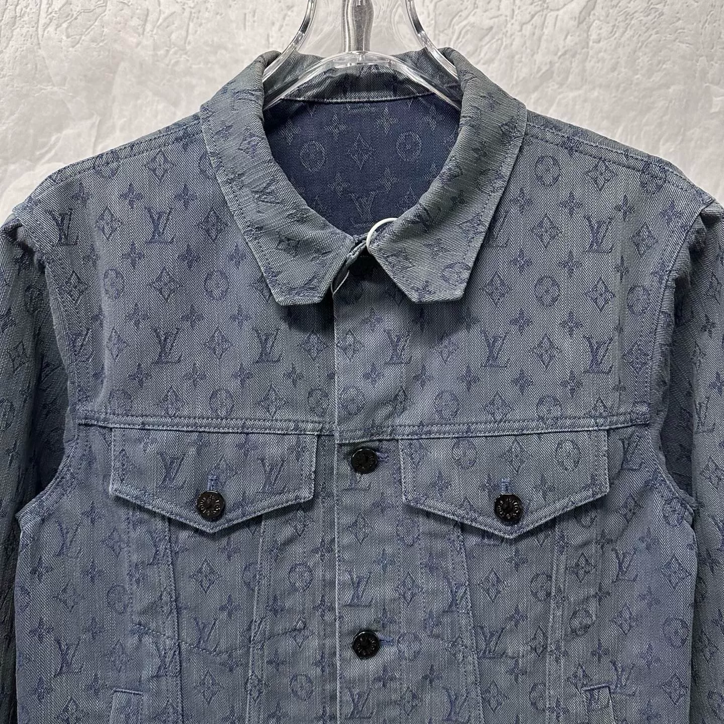 Louis Vuitton Monogram Jacquard Denim Jacket — front