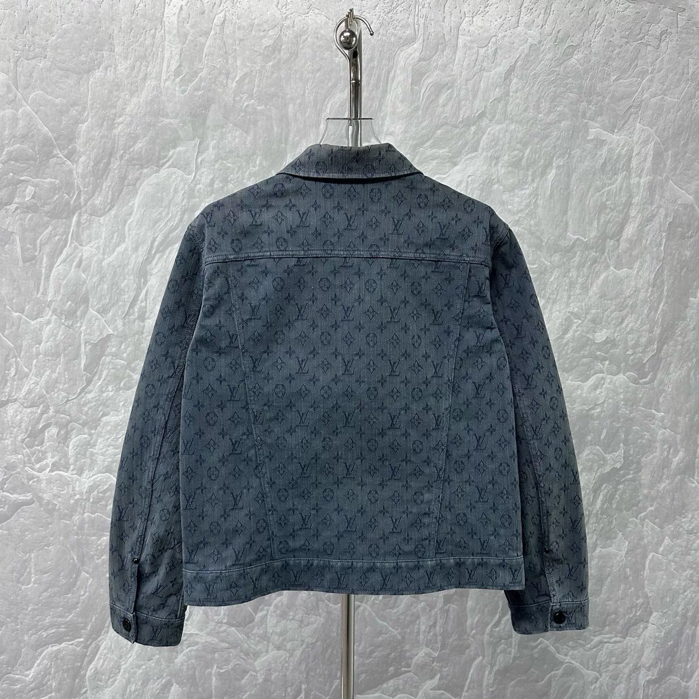 Louis Vuitton Monogram Jacquard Denim Jacket — back