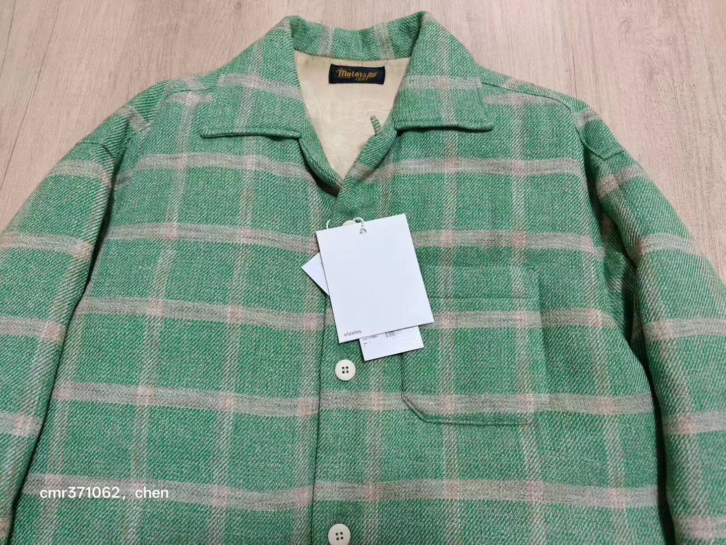 VISVIM 25SS Keesy Check Down Jacket — detail