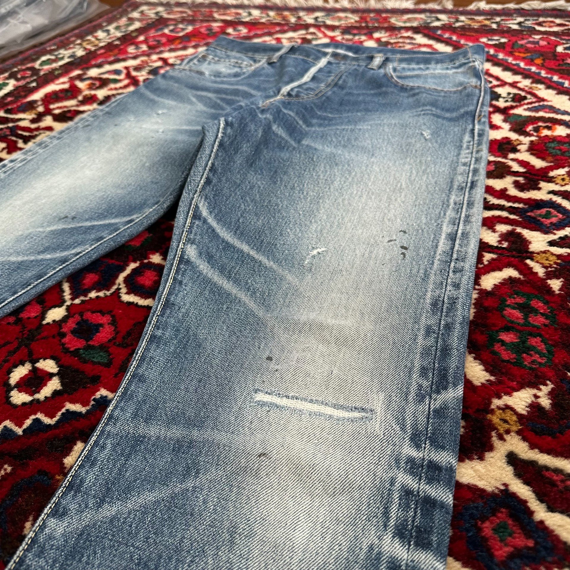 visvim 22ss 16D29 Washed Jeans — label