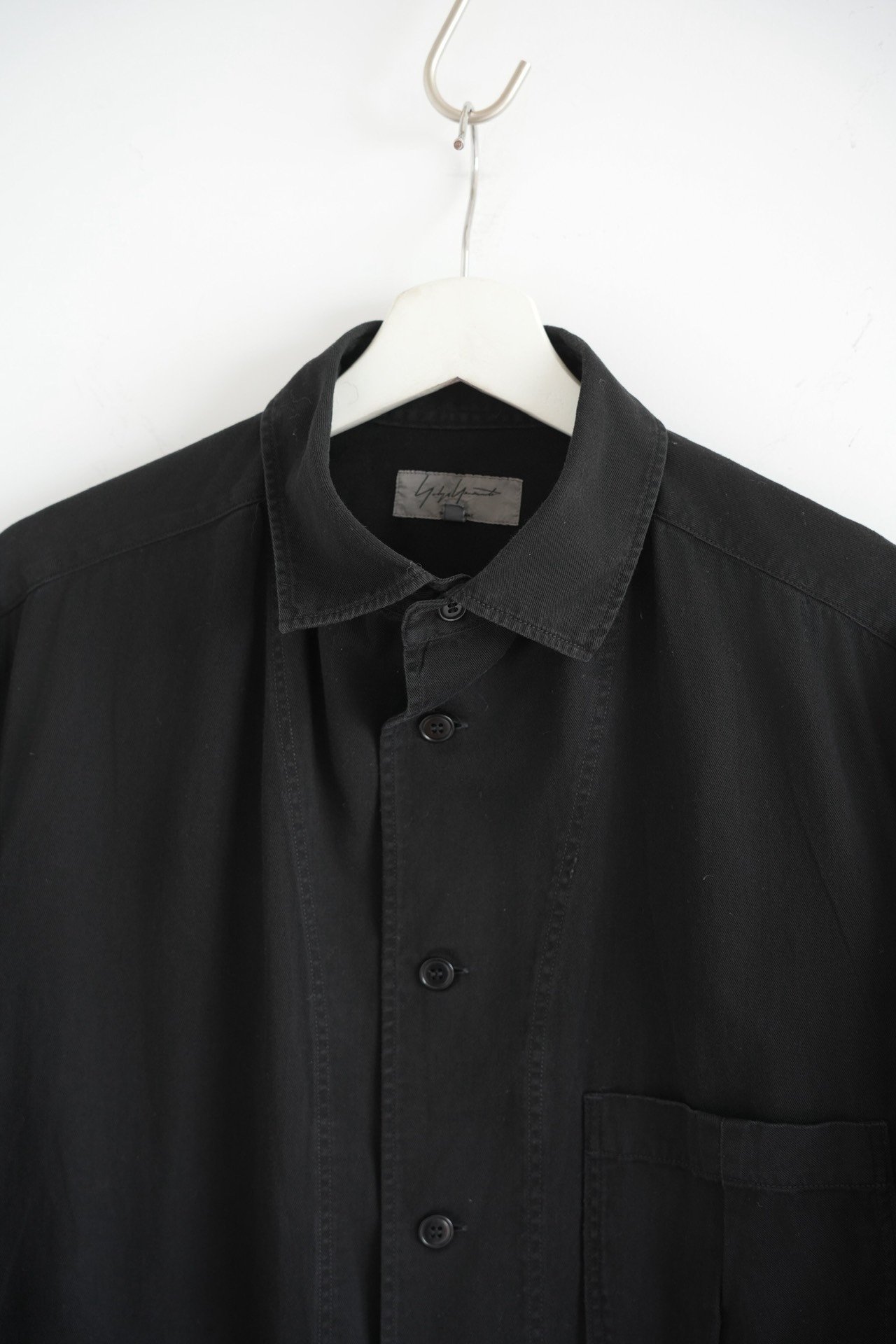 Yohji Yamamoto 2016 AW Double Pocket Long Shirt — detail