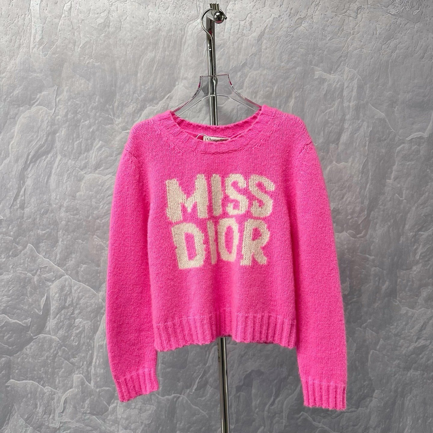 Dior SS25 Cruise MISS DIOR Knit Sweater — front