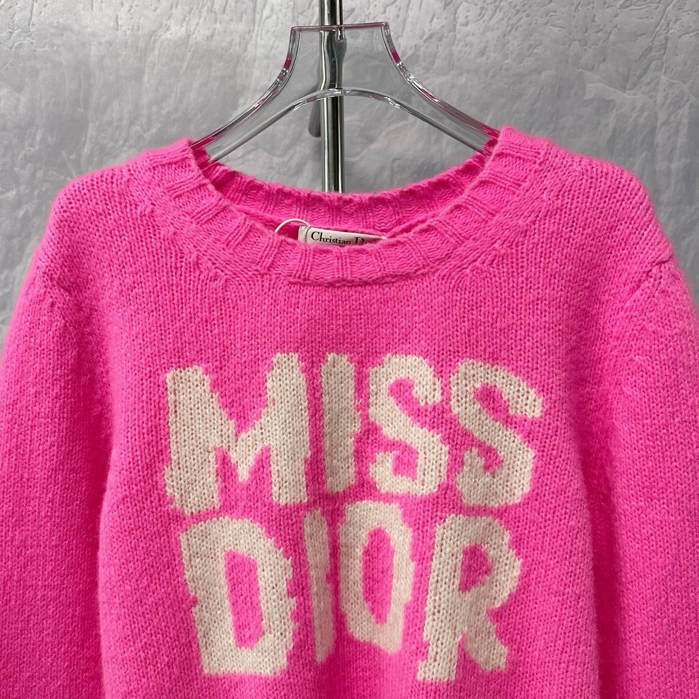 Dior SS25 Cruise MISS DIOR Knit Sweater — detail