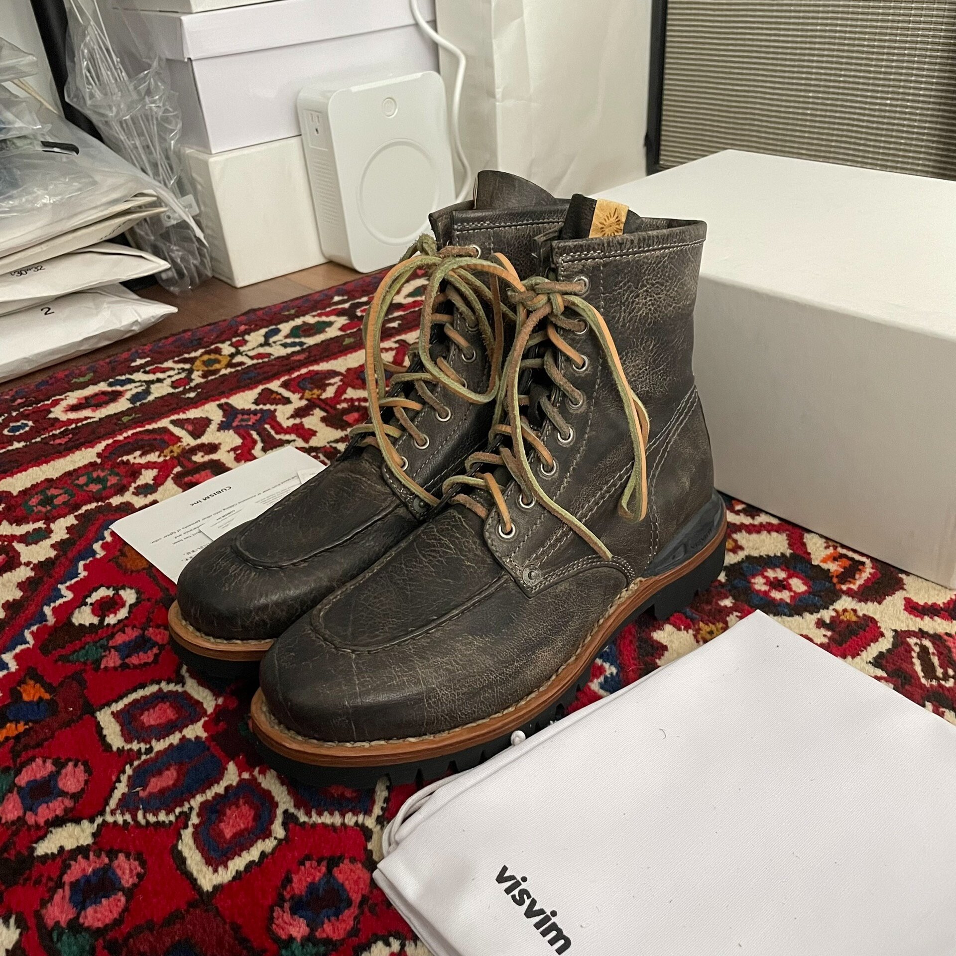 Visvim Vanguard Boots 12ss — front
