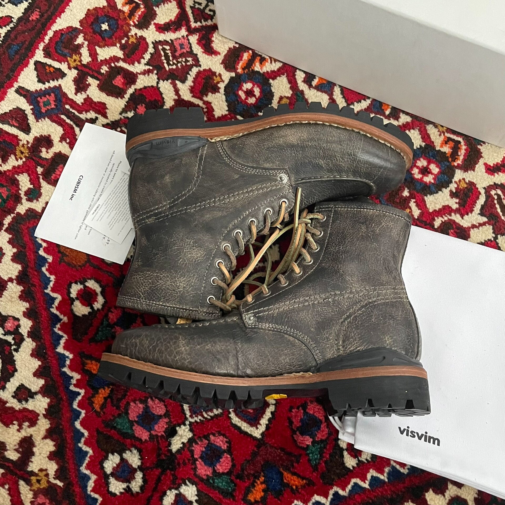 Visvim Vanguard Boots 12ss — detail