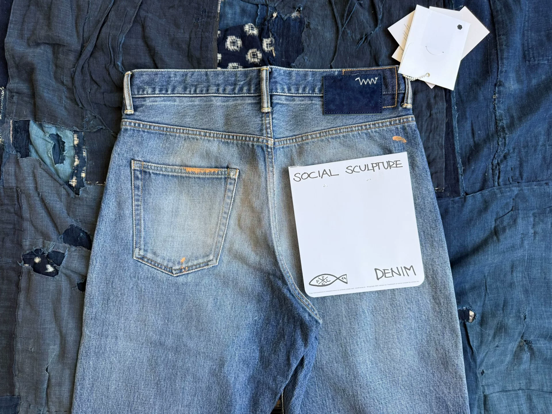VISVIM 25AW SOCIAL SCULPTURE W18 Jeans — back