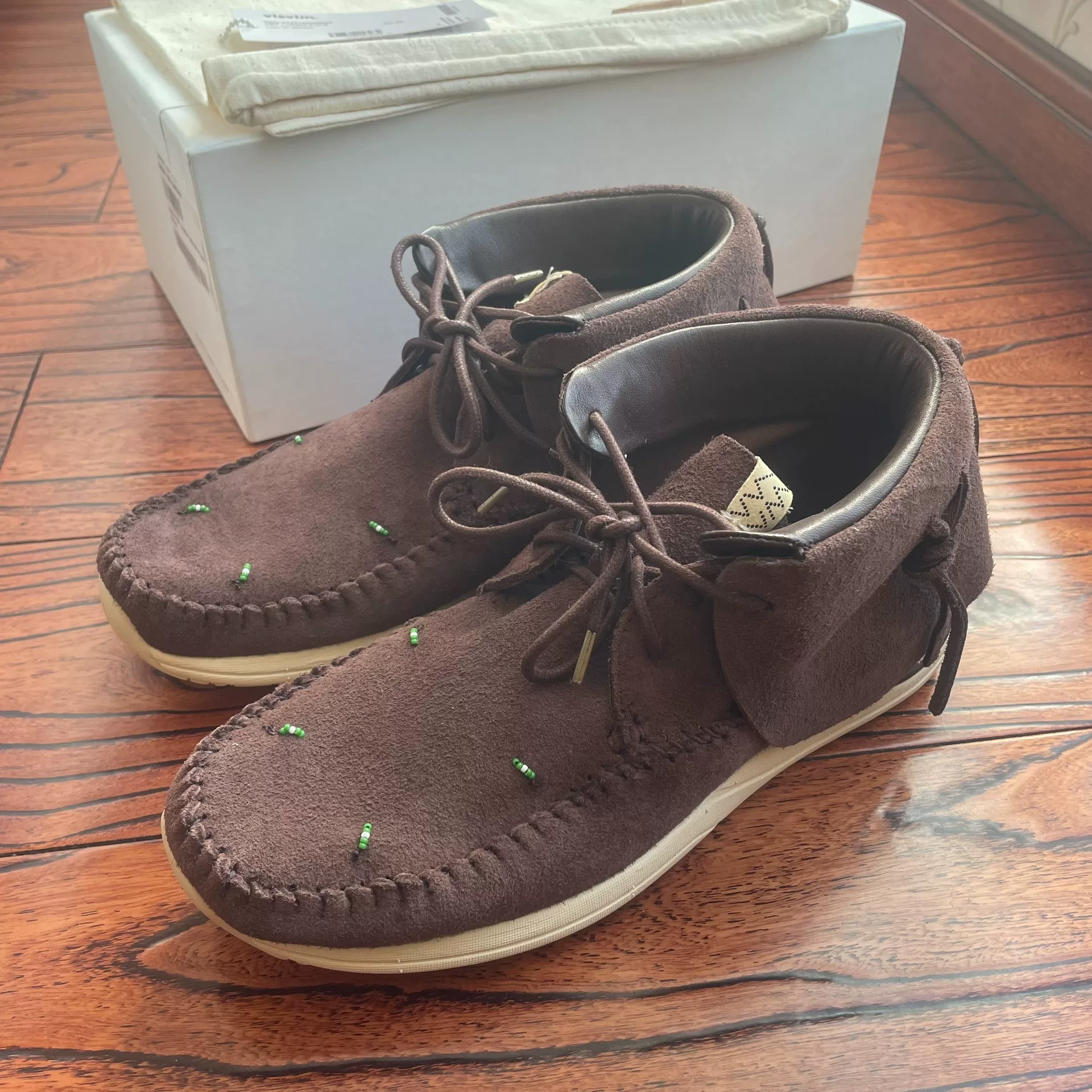 Visvim 23ss FBT Lhamo Folk Moccasin Shoes