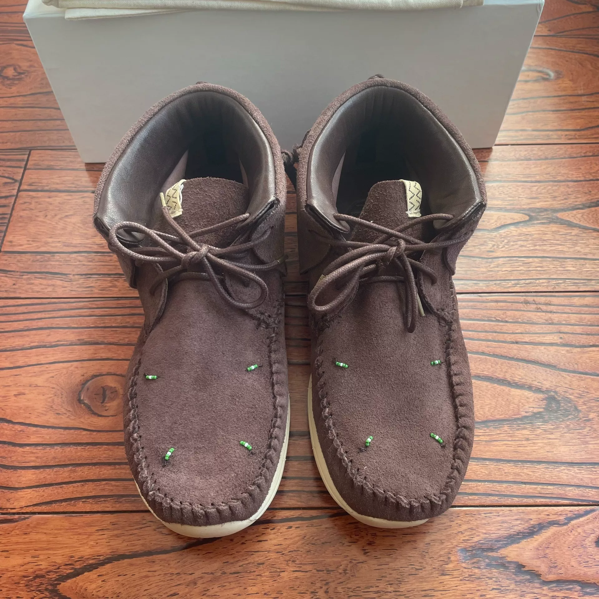 Visvim 23ss FBT Lhamo Folk Moccasin Shoes — front