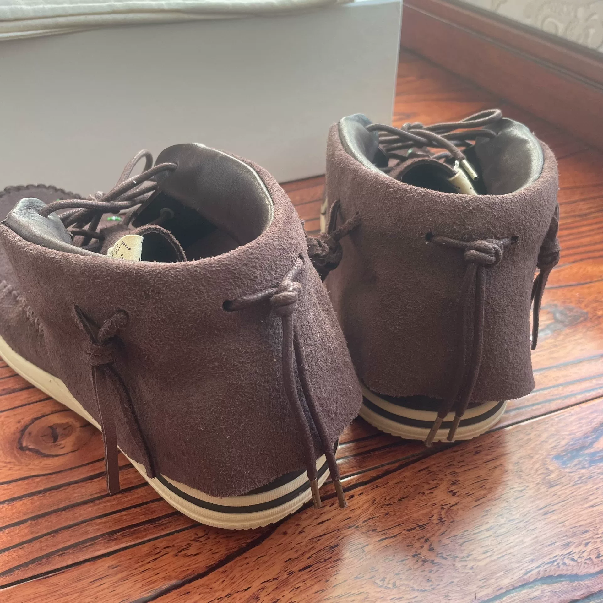 Visvim 23ss FBT Lhamo Folk Moccasin Shoes — back