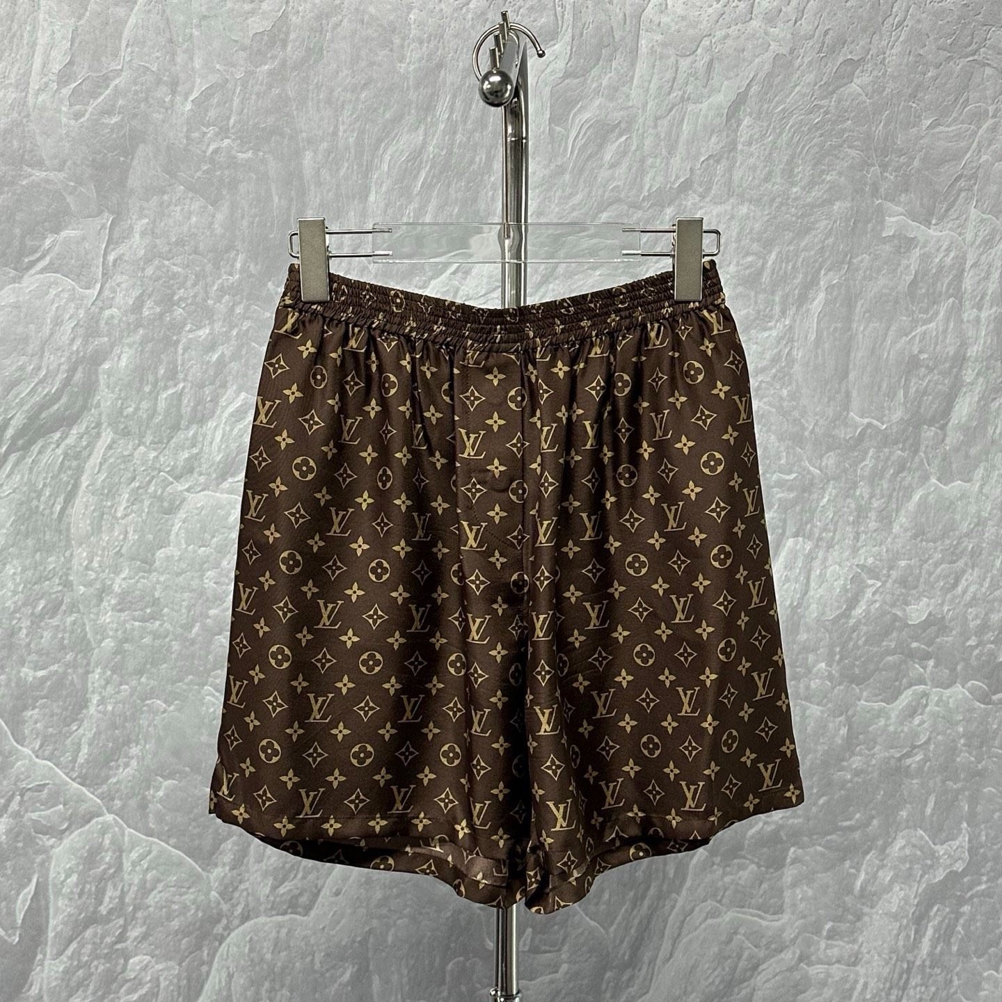 Louis Vuitton Monogram Print Shorts — detail