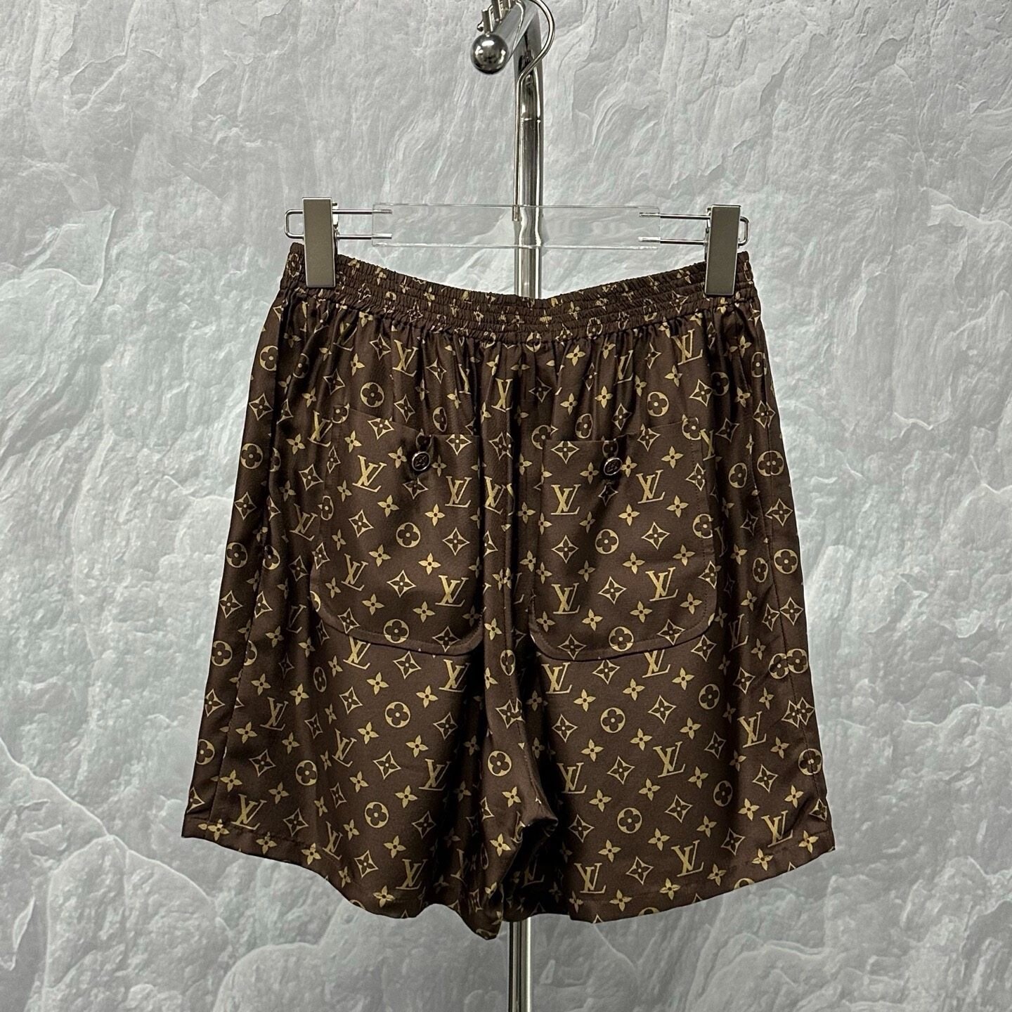 Louis Vuitton Monogram Print Shorts
