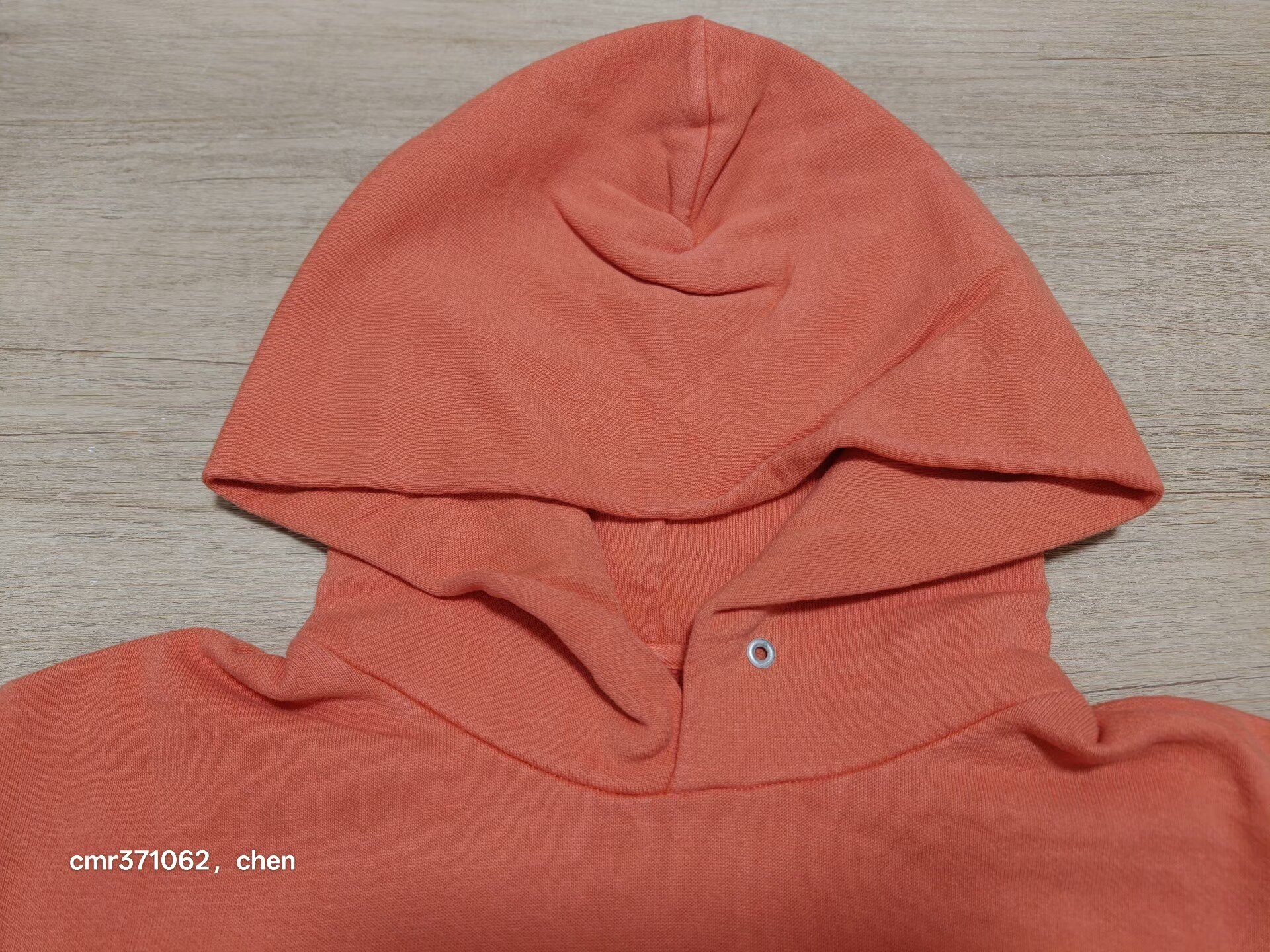 VISVIM 22SS AMPLUS SB Orange Hoodie — front