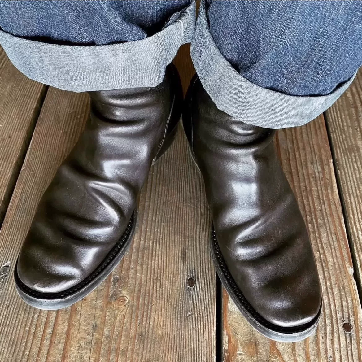 Clinch Horsebutt Jodhpur Soft-Toe — detail