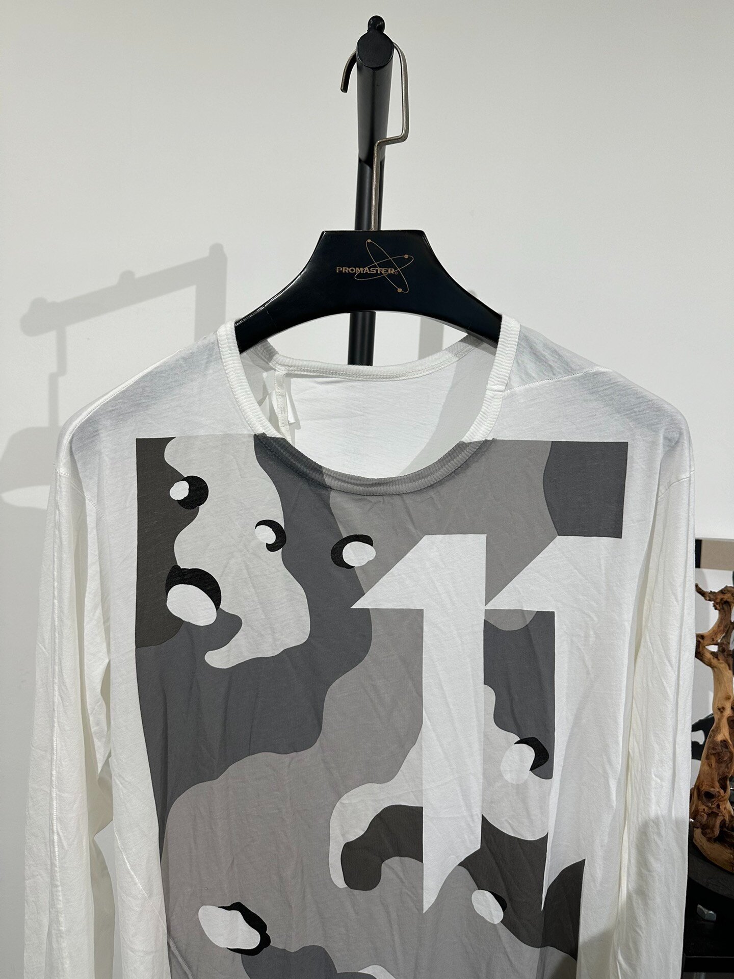 Boris Bidjan Saberi 11by bbs LS3 Camo Long-sleeve Top — detail