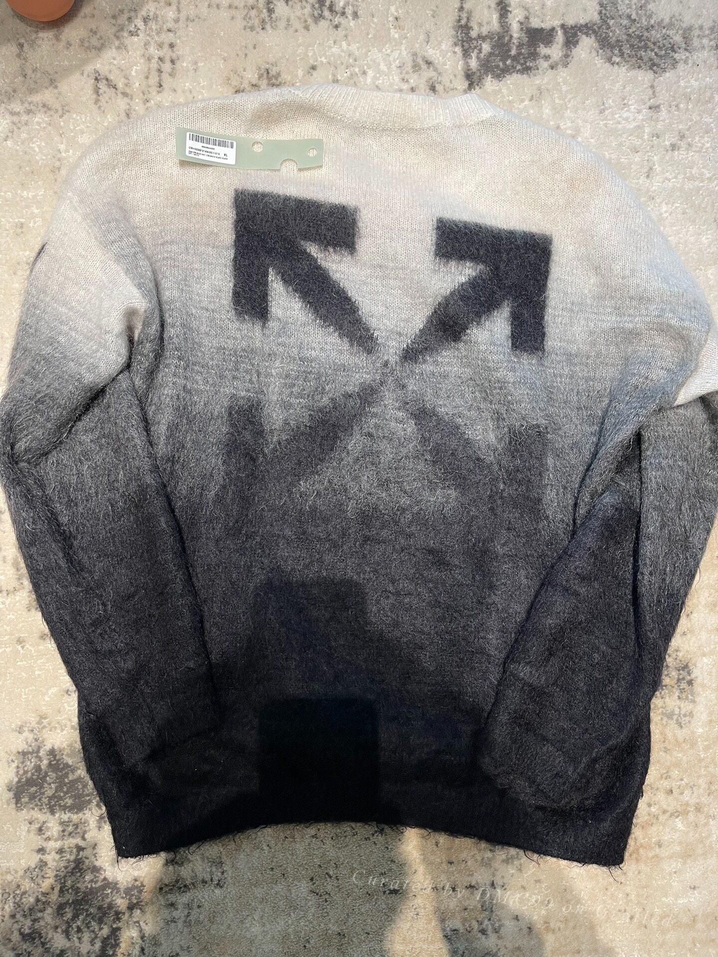 Off-White Mohair Logo Sweater
